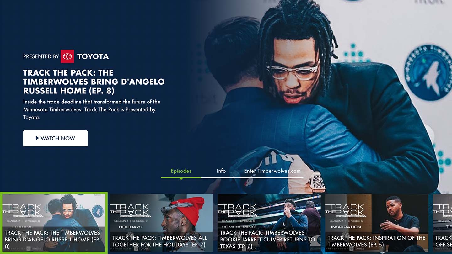 minnesota timberwolves track the pack player poster